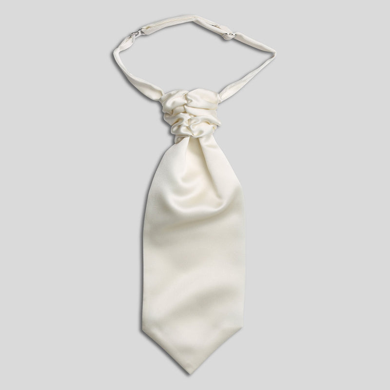 Folkespeare Boys Ivory Satin Scrunchie Cravat