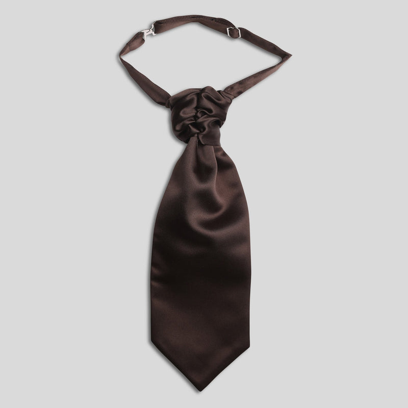 Folkespeare Boys Chocolate Satin Scrunchie Cravat