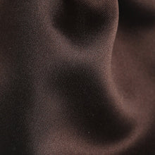 Load image into Gallery viewer, Folkespeare Boys Chocolate Satin Scrunchie Cravat Fabric
