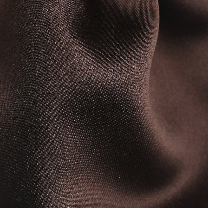 Folkespeare Boys Chocolate Satin Scrunchie Cravat Fabric