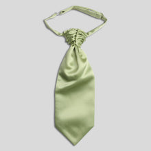 Load image into Gallery viewer, Folkespeare Boys Avocado Satin Scrunchie Cravat
