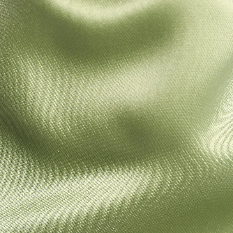 Folkespeare Boys Avocado Satin Scrunchie Cravat Fabric