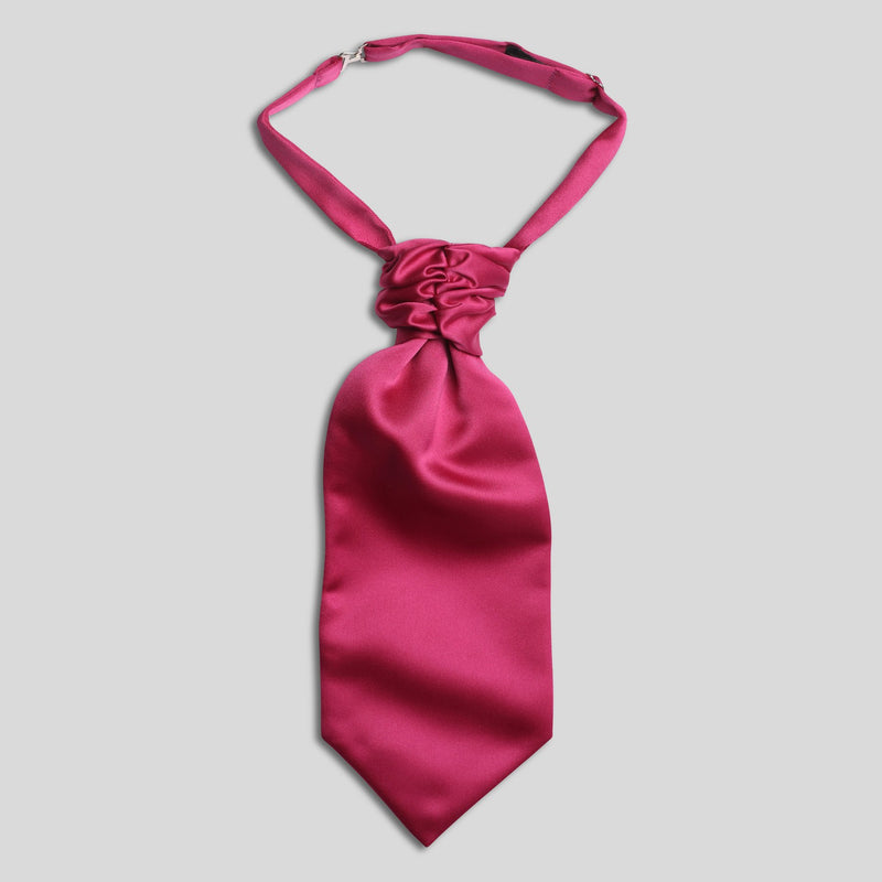Folkespeare Boys Cerise Satin Scrunchie Cravat