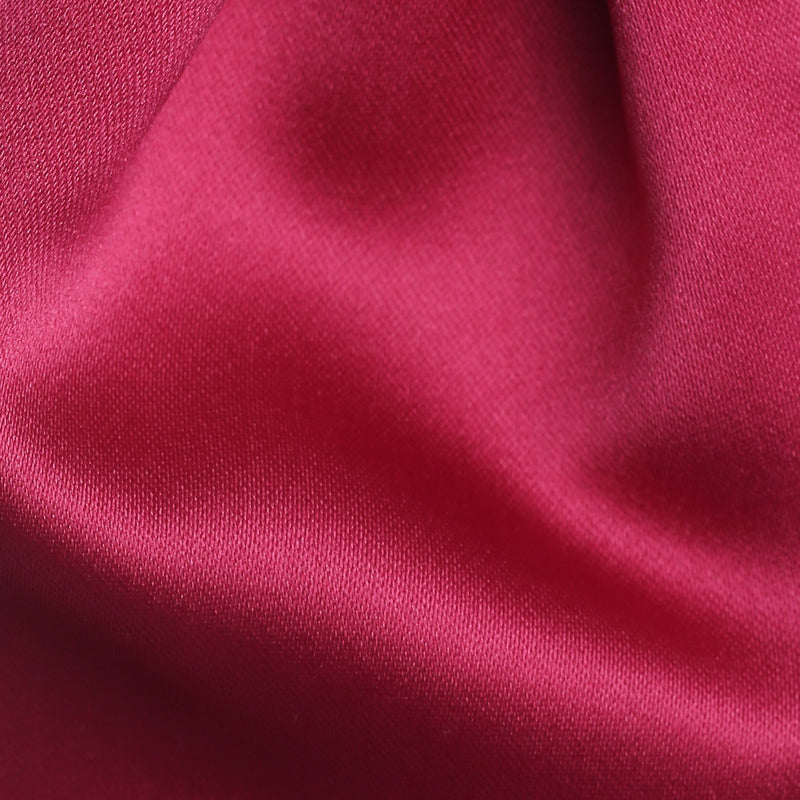 Folkespeare Boys Cerise Satin Scrunchie Cravat Fabric