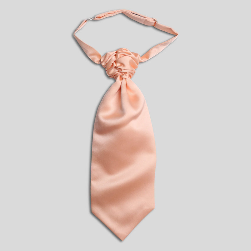 Folkespeare Boys Peach Satin Scrunchie Cravat