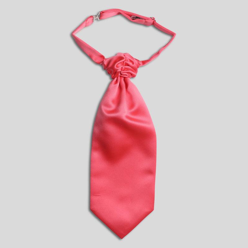 Folkespeare Boys Coral Satin Scrunchie Cravat