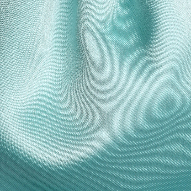 Folkespeare Boys Aqua Satin Scrunchie Cravat Fabric