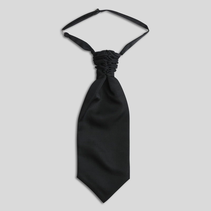 Folkespeare Black Slub Srunchie Cravat