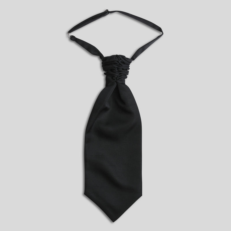 Folkespeare Black Slub Scrunchie Cravat