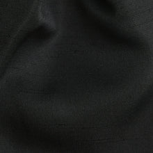 Load image into Gallery viewer, Folkespeare Black Slub Srunchie Cravat Fabric

