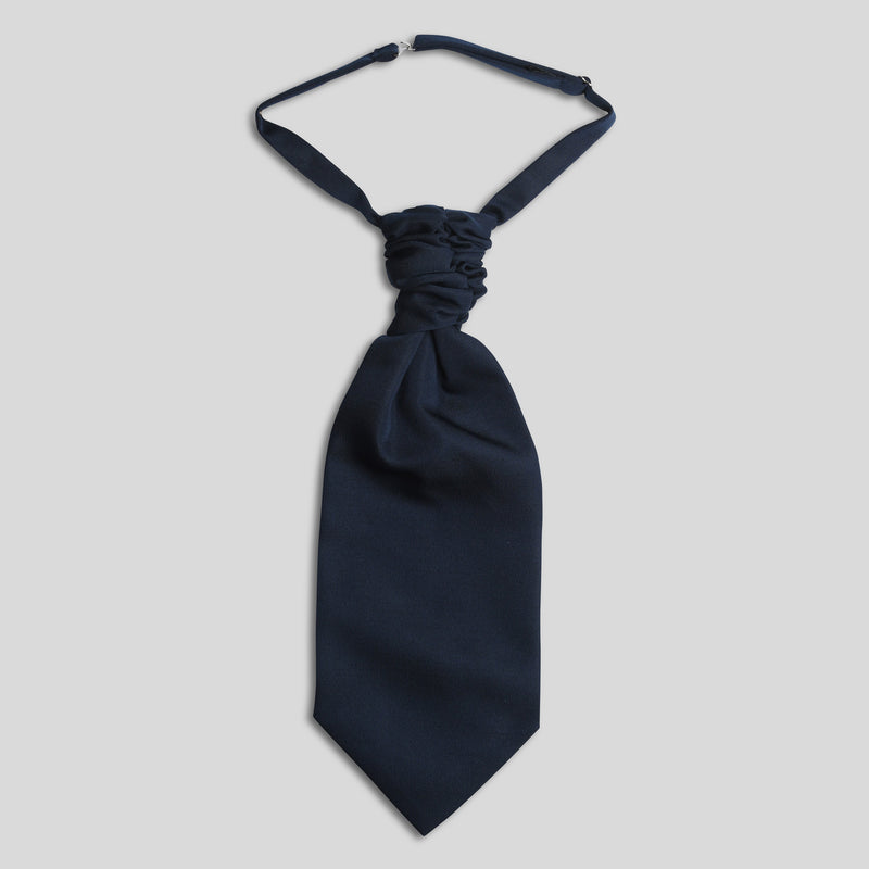 Folkespeare Navy Slub Scrunchie Cravat
