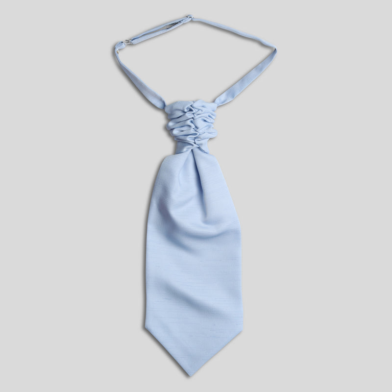 Folkespeare Light Blue Slub Scrunchie Cravat