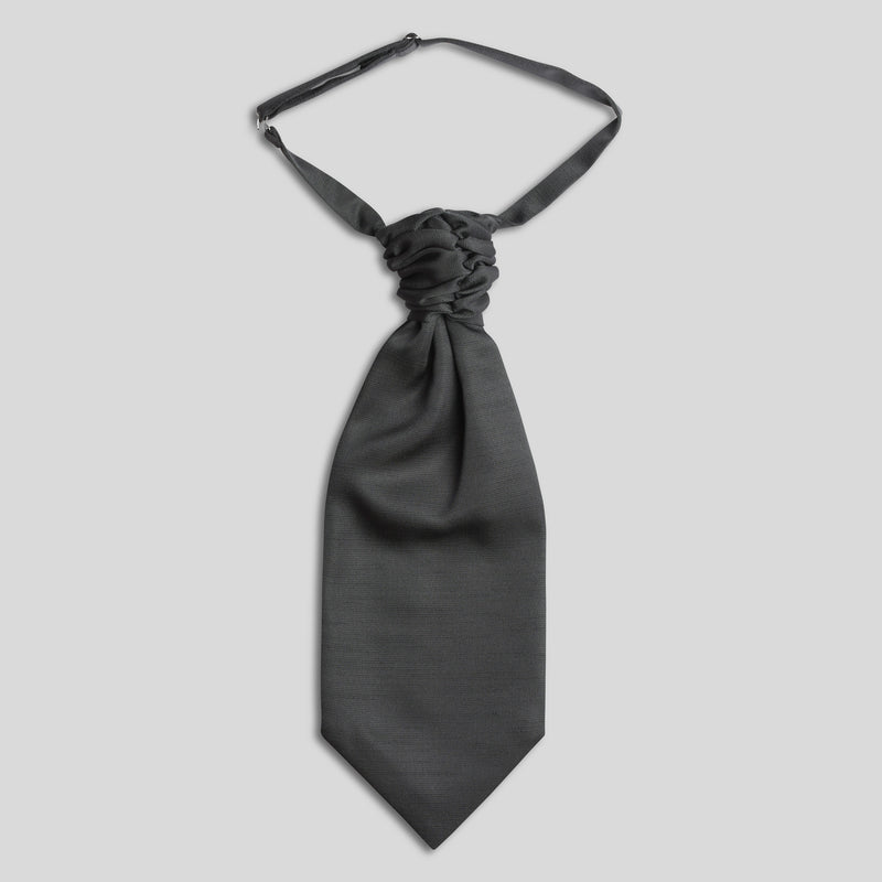 Folkespeare Charcoal Slub Scrunchie Cravat