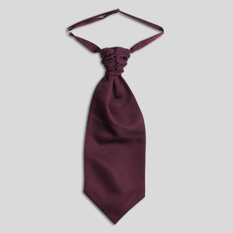 Folkespeare Maroon Slub Srunchie Cravat