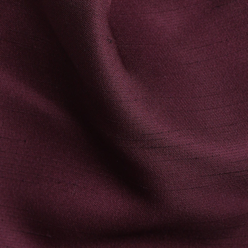 Folkespeare Maroon Slub Srunchie Cravat Fabric