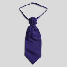 Load image into Gallery viewer, Folkespeare Purple Slub Srunchie Cravat
