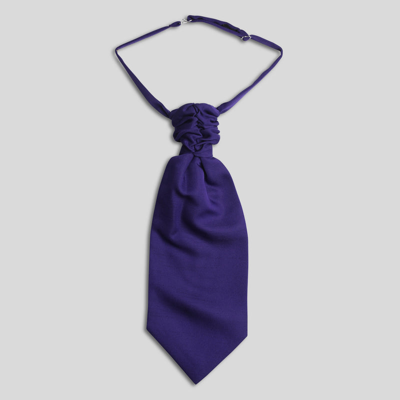 Folkespeare Purple Slub Scrunchie Cravat
