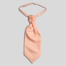 Load image into Gallery viewer, Folkespeare Peach Slub Srunchie Cravat
