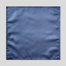 Load image into Gallery viewer, Folkespeare French Navy Satin Pocket Square
