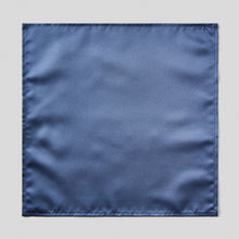 Load image into Gallery viewer, Folkespeare French Navy Satin Pocket Square
