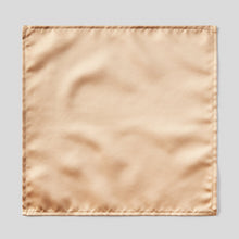 Load image into Gallery viewer, Folkespeare Beige Satin Pocket Square
