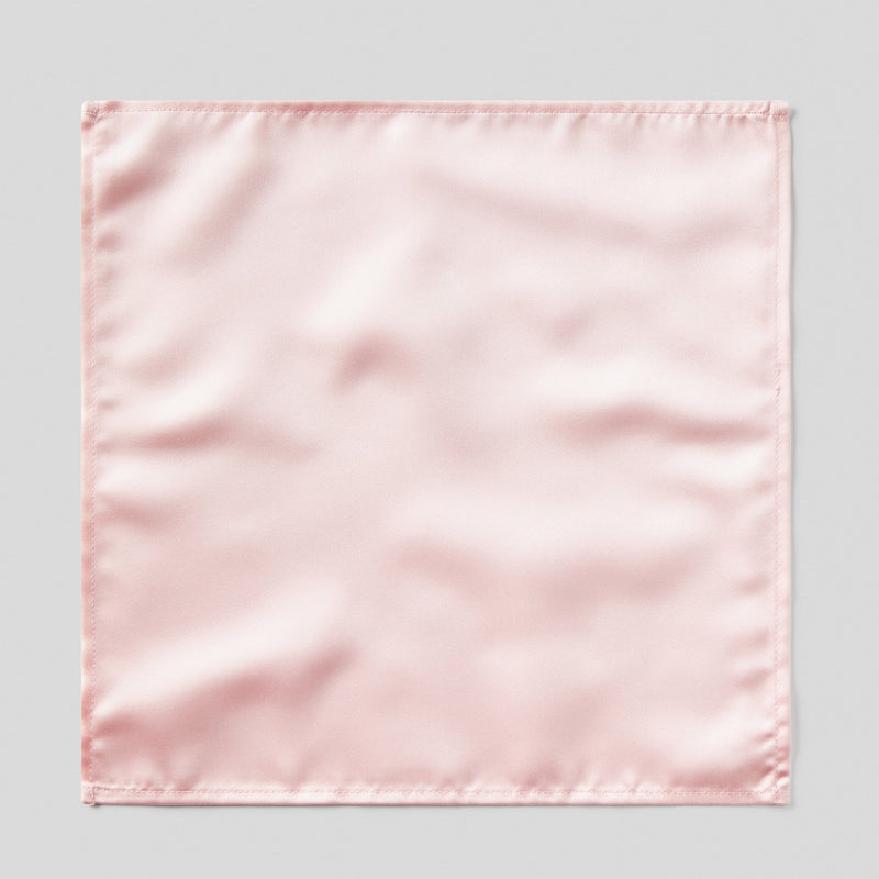 Folkespeare Pink Satin Pocket Square