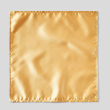 Load image into Gallery viewer, Folkespeare Gold Satin Pocket Square
