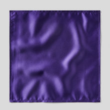 Load image into Gallery viewer, Folkespeare Purple Satin Pocket Square
