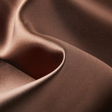 Load image into Gallery viewer, Folkespeare Chocolate Satin Pocket Square Fabric

