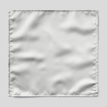 Load image into Gallery viewer, Folkespeare Pearl Satin Pocket Square
