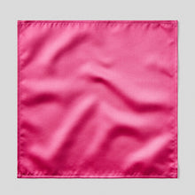 Load image into Gallery viewer, Folkespeare Cerise Satin Pocket Square
