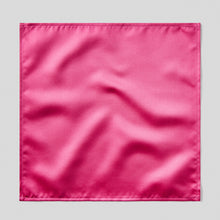 Load image into Gallery viewer, Folkespeare Cerise Satin Pocket Square
