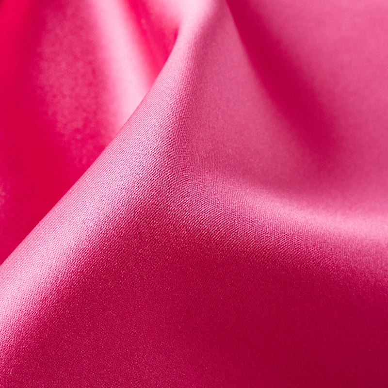Folkespeare Cerise Satin Pocket Square Fabric