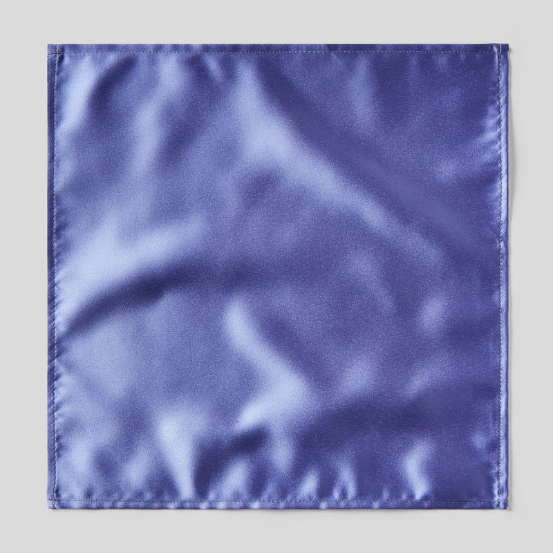 Folkespeare Violet Satin Pocket Square