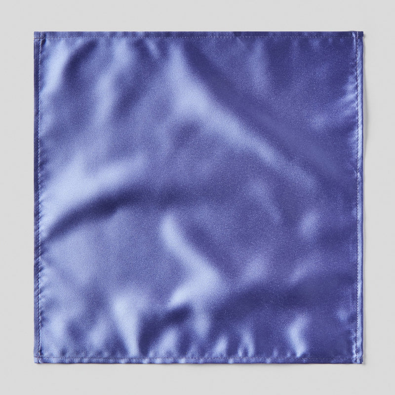 Folkespeare Violet Satin Pocket Square