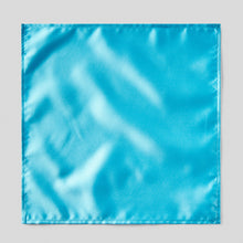 Load image into Gallery viewer, Folkespeare Turquoise Satin Scrunchie Cravat
