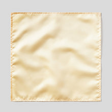 Load image into Gallery viewer, Folkespeare Lemon Satin Pocket Square
