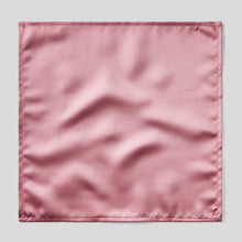 Load image into Gallery viewer, Folkespeare Dusky Pink Satin Pocket Square
