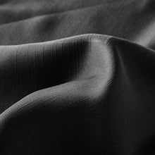 Load image into Gallery viewer, Folkespeare Black Slub Pocket Square Fabric
