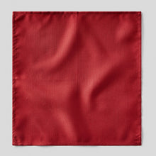Load image into Gallery viewer, Folkespeare Red Slub Pocket Square
