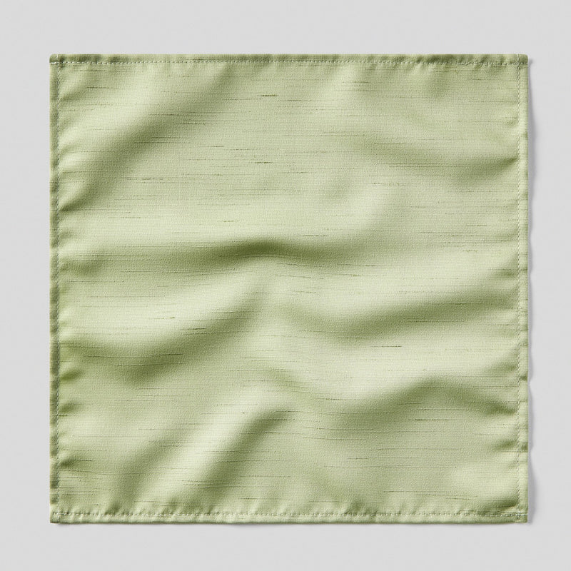 Folkespeare Sage Slub Pocket Square