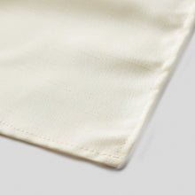 Load image into Gallery viewer, Folkespeare Lemon Slub Pocket Square finishing
