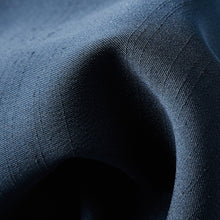 Load image into Gallery viewer, Folkespeare Navy Slub Pocket Square Fabric
