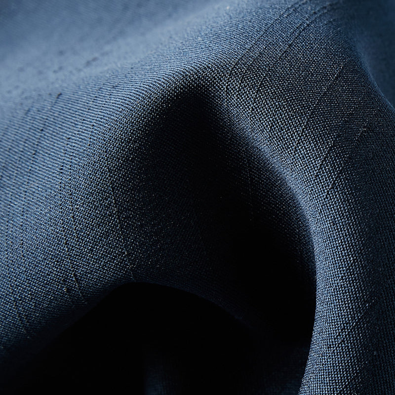 Folkespeare Navy Slub Pocket Square Fabric