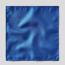 Load image into Gallery viewer, Folkespeare Royal Blue Slub Pocket Square
