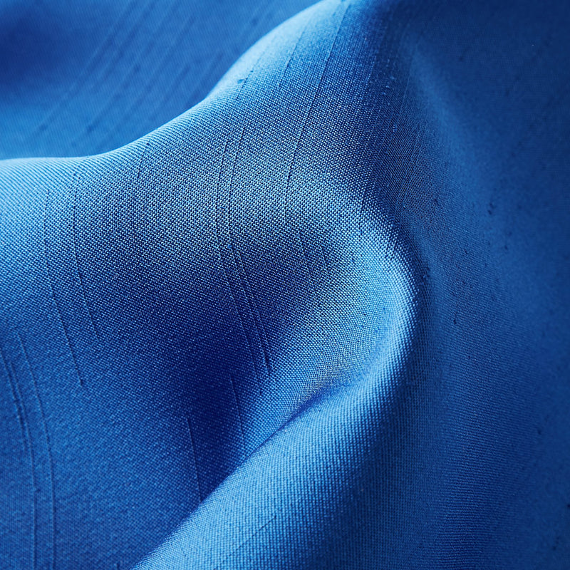 Folkespeare Royal Blue Slub Pocket Square Fabric