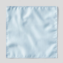 Load image into Gallery viewer, Folkespeare Light Blue Slub Pocket Square
