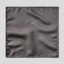 Load image into Gallery viewer, Folkespeare Charcoal Slub Pocket Square
