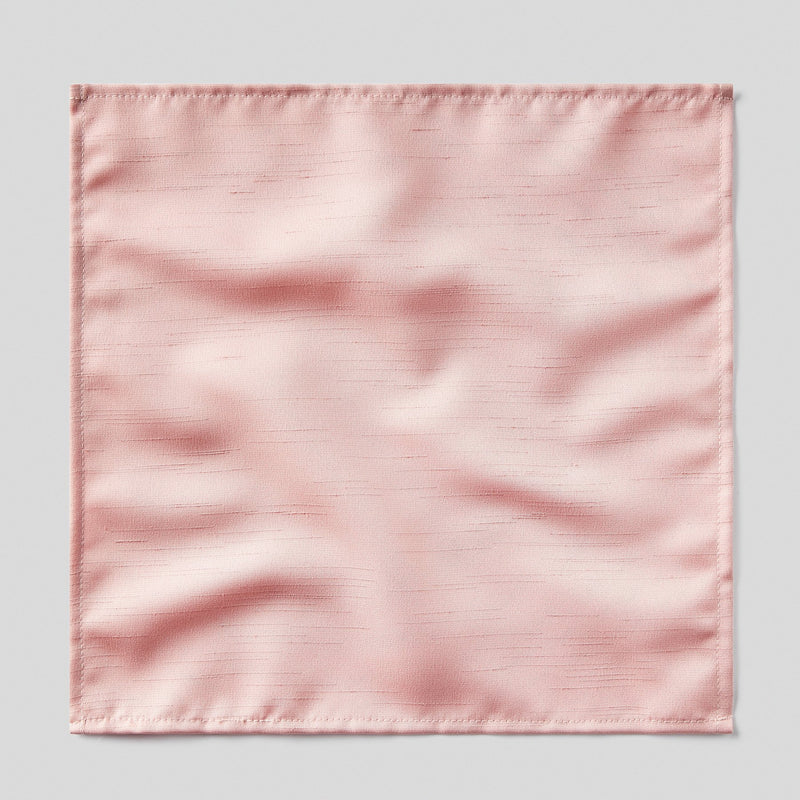 Folkespeare Blush Slub Pocket Square
