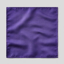 Load image into Gallery viewer, Folkespeare Purple Slub Pocket Square
